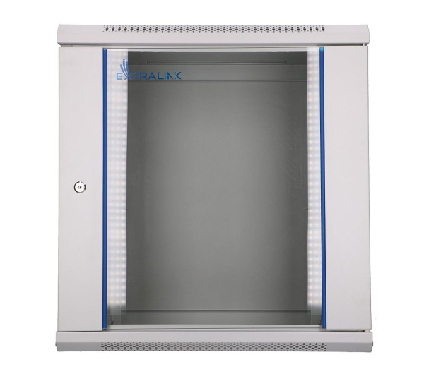 Extralink Wisząca 19" 12U 600x600mm (szara) - 489363 - zdjęcie